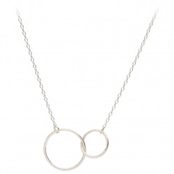 Pernille Corydon Double Plain Necklace · Sølv