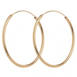 Pernille Corydon Mini Plain Hoops · Guld