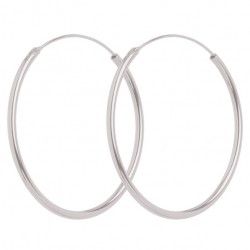 Pernille Corydon Mini Plain Hoops · Sølv