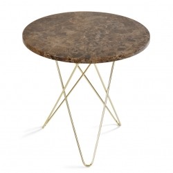 Ox Denmarq Mini O Table Tall Brun Marmor