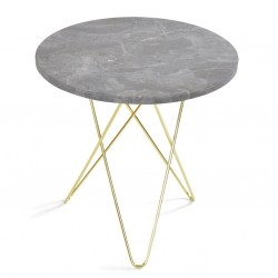 Ox Denmarq Mini O Table Tall Brun Marmor