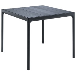 HOUE FOUR Table 90x90 Black Top