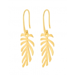 Pernille Corydon Fern Leaf Earhooks