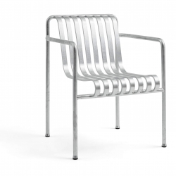 HAY Palissade Dining Armchair · Sky grey