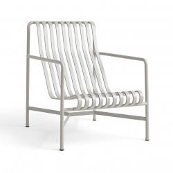 HAY Palissade Lounge Chair High · Sky grey