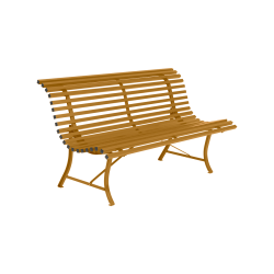 Fermob Louisiane Bench · 150 · Honey