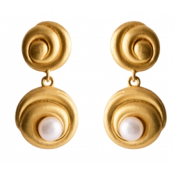 Pernille Corydon Shell Flower Earrings